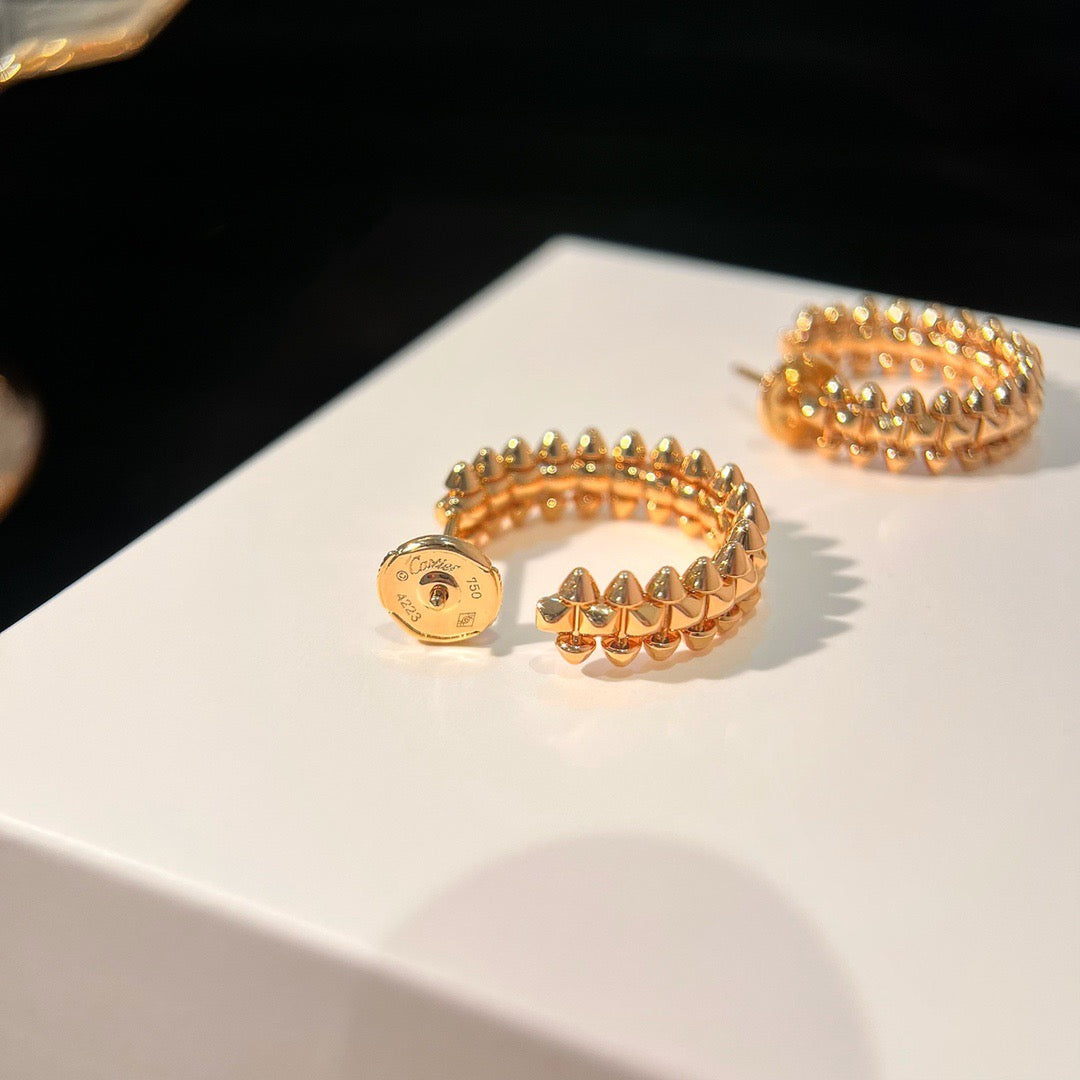 [Sophire Jewelry ]CLASH SMALL HOOP EARRINGS