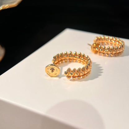 [Sophire Jewelry ]CLASH SMALL HOOP EARRINGS