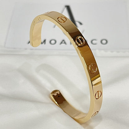 [Sophire Jewelry ]LOVE BRACELET 6.1MM OPEN CUFF