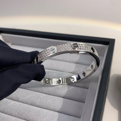 [Sophire Jewelry ]LOVE BRACELET 6.1MM DIAMOND-PAVED CERAMIC