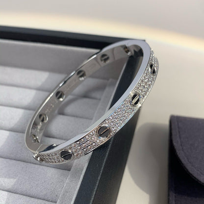 [Sophire Jewelry ]LOVE BRACELET 6.1MM DIAMOND-PAVED CERAMIC