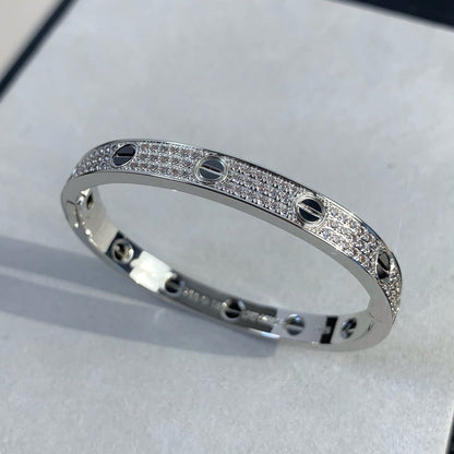 [Sophire Jewelry ]LOVE BRACELET 6.1MM DIAMOND-PAVED CERAMIC