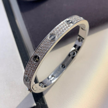 [Sophire Jewelry ]LOVE BRACELET 6.1MM DIAMOND-PAVED CERAMIC