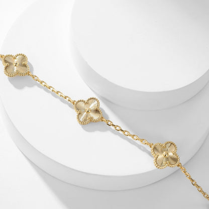 [Sophire Jewelry ]CLOVER 10 MOTIFS LASER NECKLACE