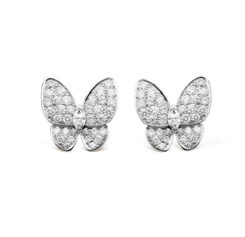 [Sophire Jewelry ]BUTTERFLY ALL DIAMOND EARRINGS