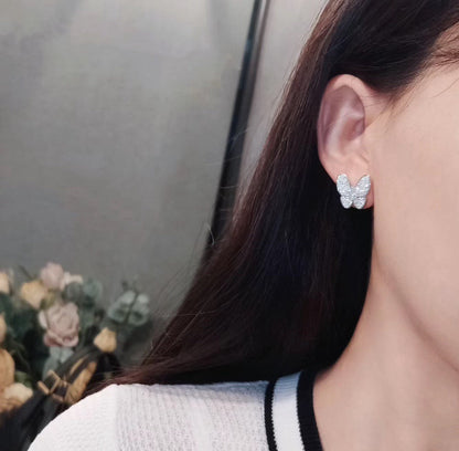 [Sophire Jewelry ]BUTTERFLY ALL DIAMOND EARRINGS