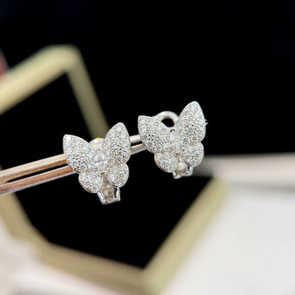 [Sophire Jewelry ]BUTTERFLY ALL DIAMOND EARRINGS