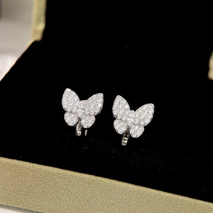 [Sophire Jewelry ]BUTTERFLY ALL DIAMOND EARRINGS