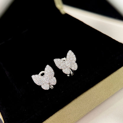 [Sophire Jewelry ]BUTTERFLY ALL DIAMOND EARRINGS