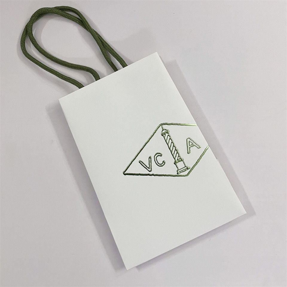 [Sophire Jewelry ]VA CLOVER BRACELET NECKLACE RING BOX GIFT BAG