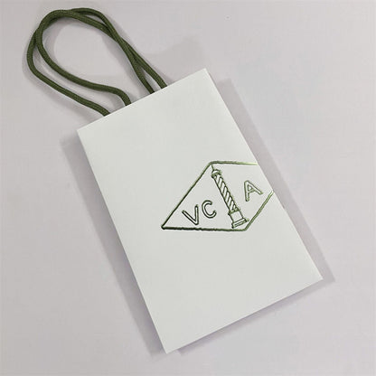 [Sophire Jewelry ]VA CLOVER BRACELET NECKLACE RING BOX GIFT BAG