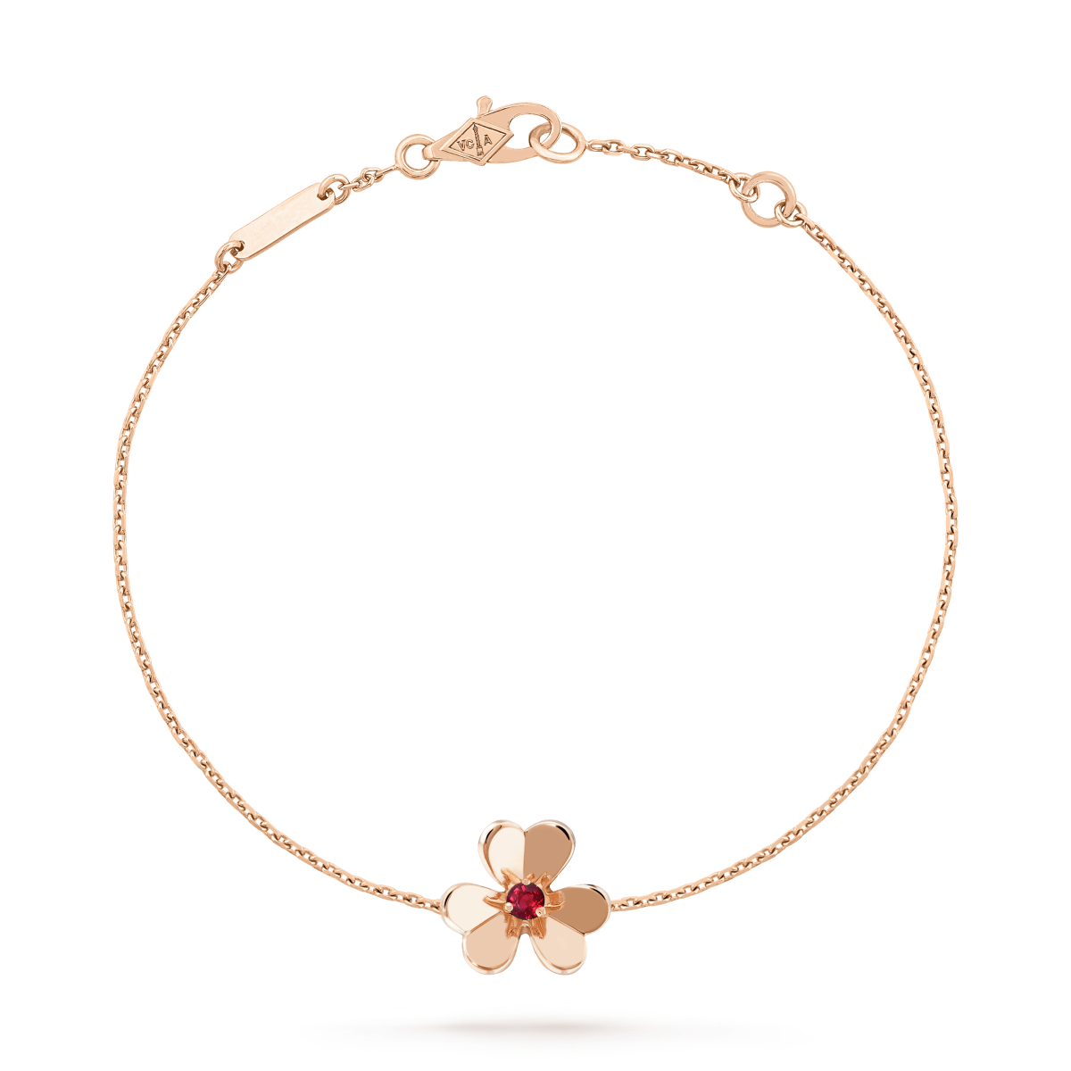 [Sophire Jewelry ]FRIVOLE GOLD FLOWER PINK MALACHITE BRACELET