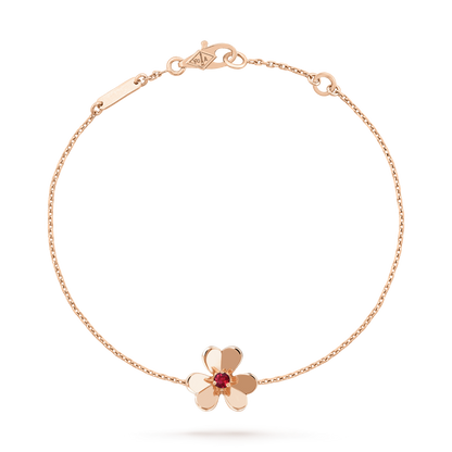 [Sophire Jewelry ]FRIVOLE GOLD FLOWER PINK MALACHITE BRACELET