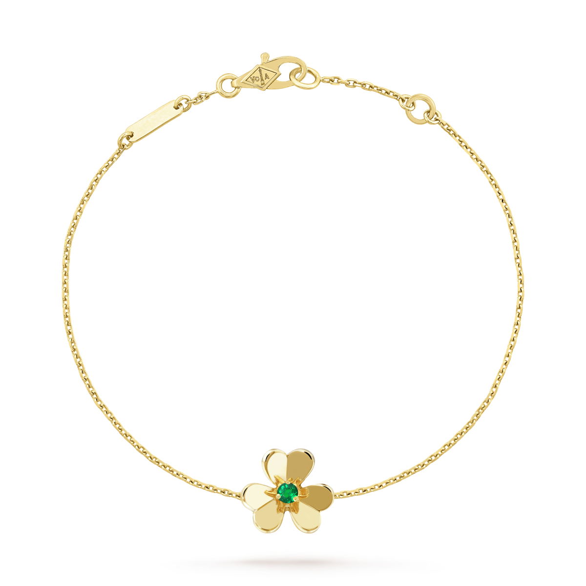 [Sophire Jewelry ]FRIVOLE GOLD FLOWER PINK MALACHITE BRACELET
