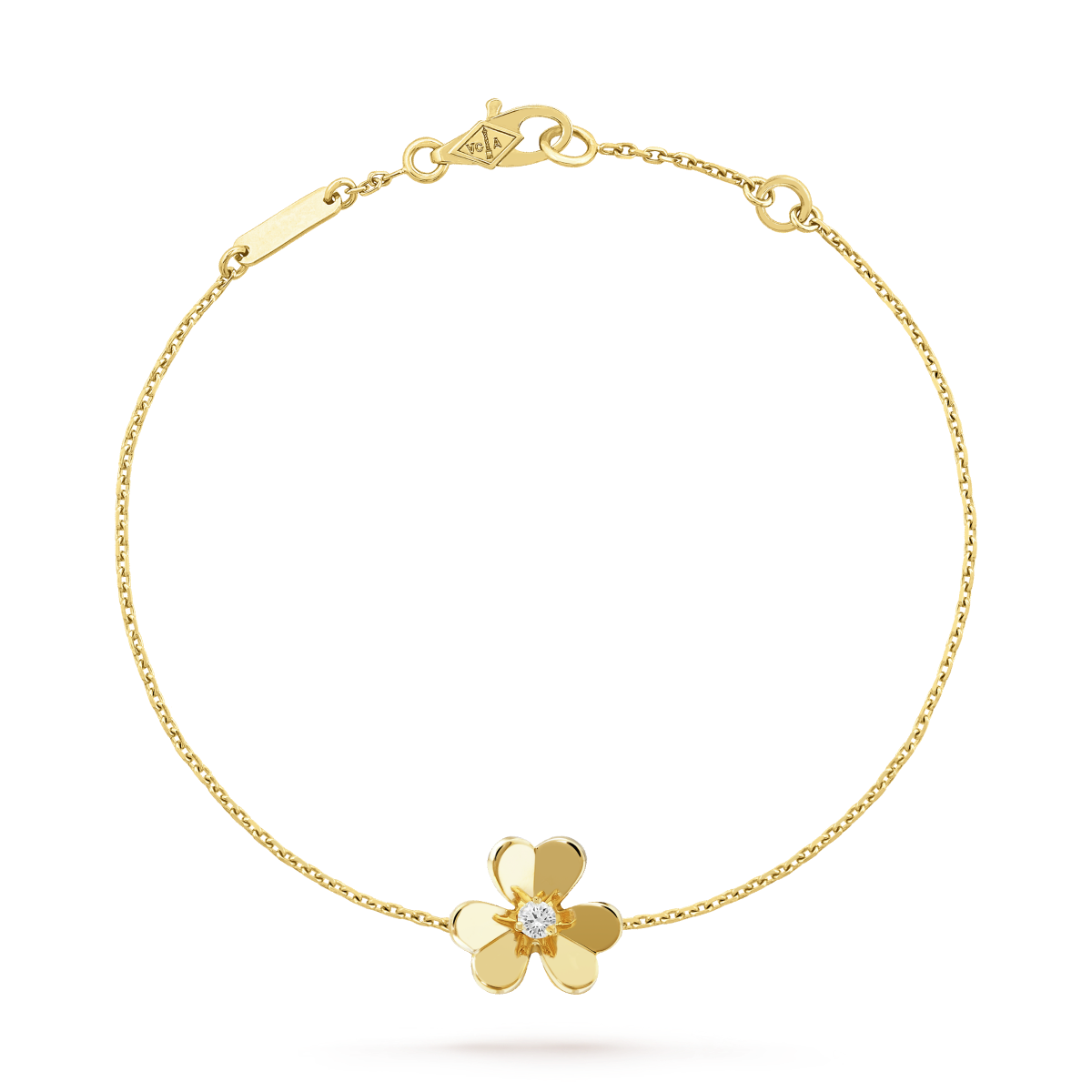 [Sophire Jewelry ]FRIVOLE GOLD FLOWER PINK MALACHITE BRACELET