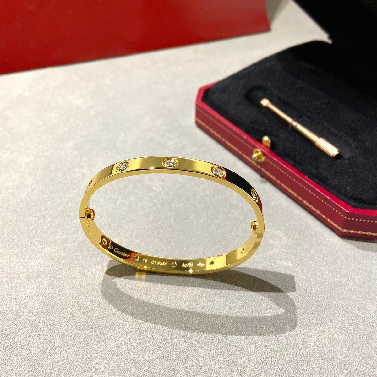 [Sophire Jewelry ]LOVE BRACELET 6.1MM 10 DIAMONDS