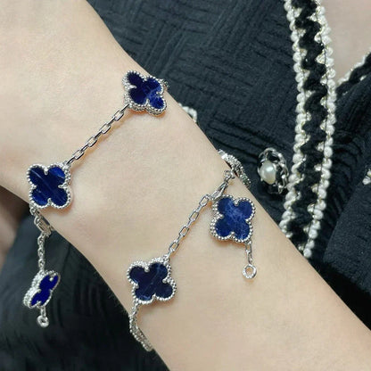 [Sophire Jewelry ]CLOVER 5 MOTIF PIETERSITE BRACELET COLLECTION