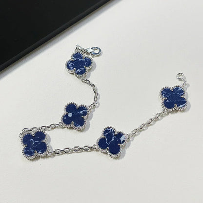 [Sophire Jewelry ]CLOVER 5 MOTIF PIETERSITE BRACELET COLLECTION
