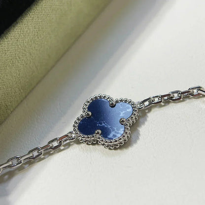 [Sophire Jewelry ]CLOVER 5 MOTIF PIETERSITE BRACELET COLLECTION