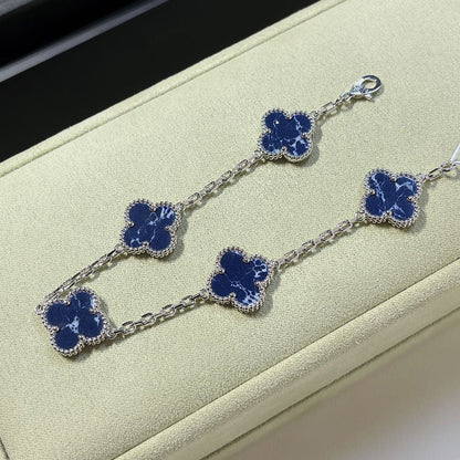 [Sophire Jewelry ]CLOVER 5 MOTIF PIETERSITE BRACELET COLLECTION