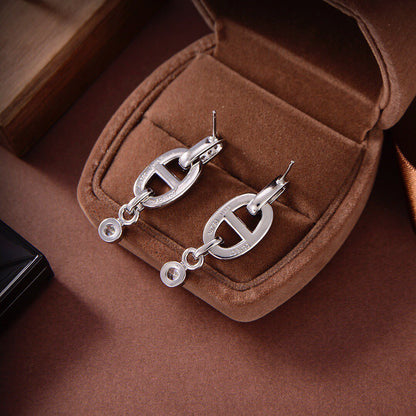 [Sophire Jewelry ]HM CHAINE DIAMOND EARRINGS