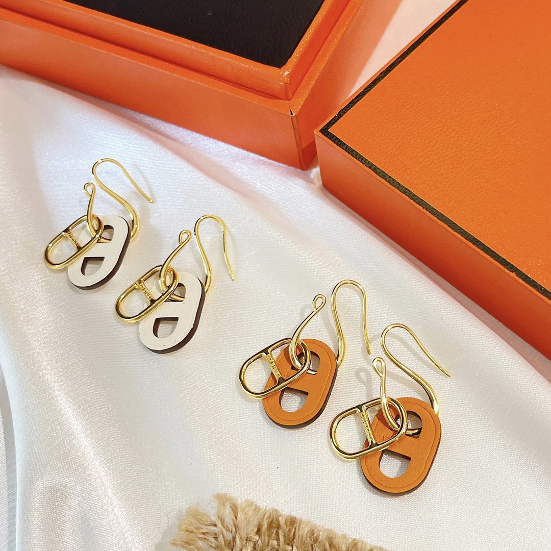 [Sophire Jewelry ]HM O'MAILLON GOLD EARRINGS