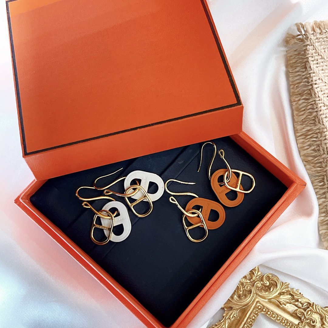 [Sophire Jewelry ]HM O'MAILLON GOLD EARRINGS