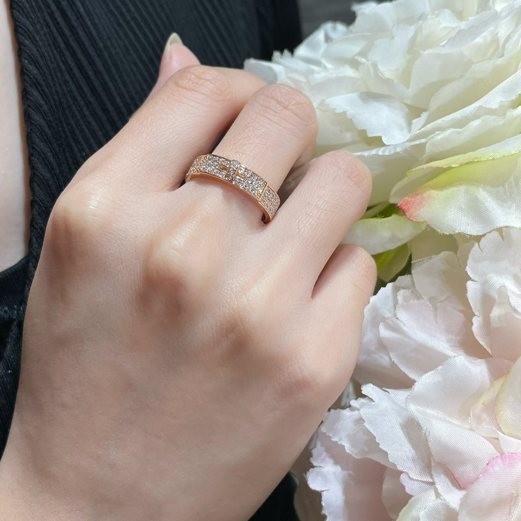 [Sophire Jewelry ]KELLY PINK GOLD DIAMOND RING