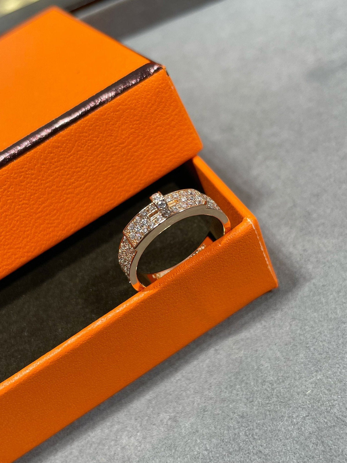 [Sophire Jewelry ]KELLY PINK GOLD DIAMOND RING
