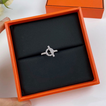[Sophire Jewelry ]ECHAPPEE RING SILVER DIAMOND