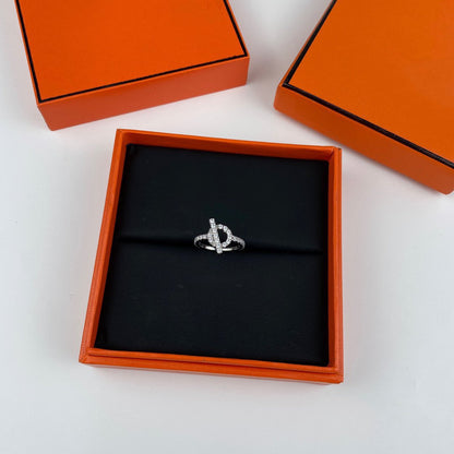 [Sophire Jewelry ]ECHAPPEE RING SILVER DIAMOND