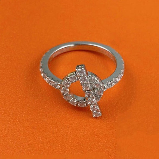 [Sophire]ECHAPPEE RING SILVER DIAMOND