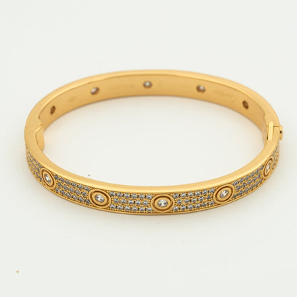 [Sophire Jewelry ]LOVE BRACELET 6.1MM DIAMOND-PAVED 10 BIG DIAMONDS
