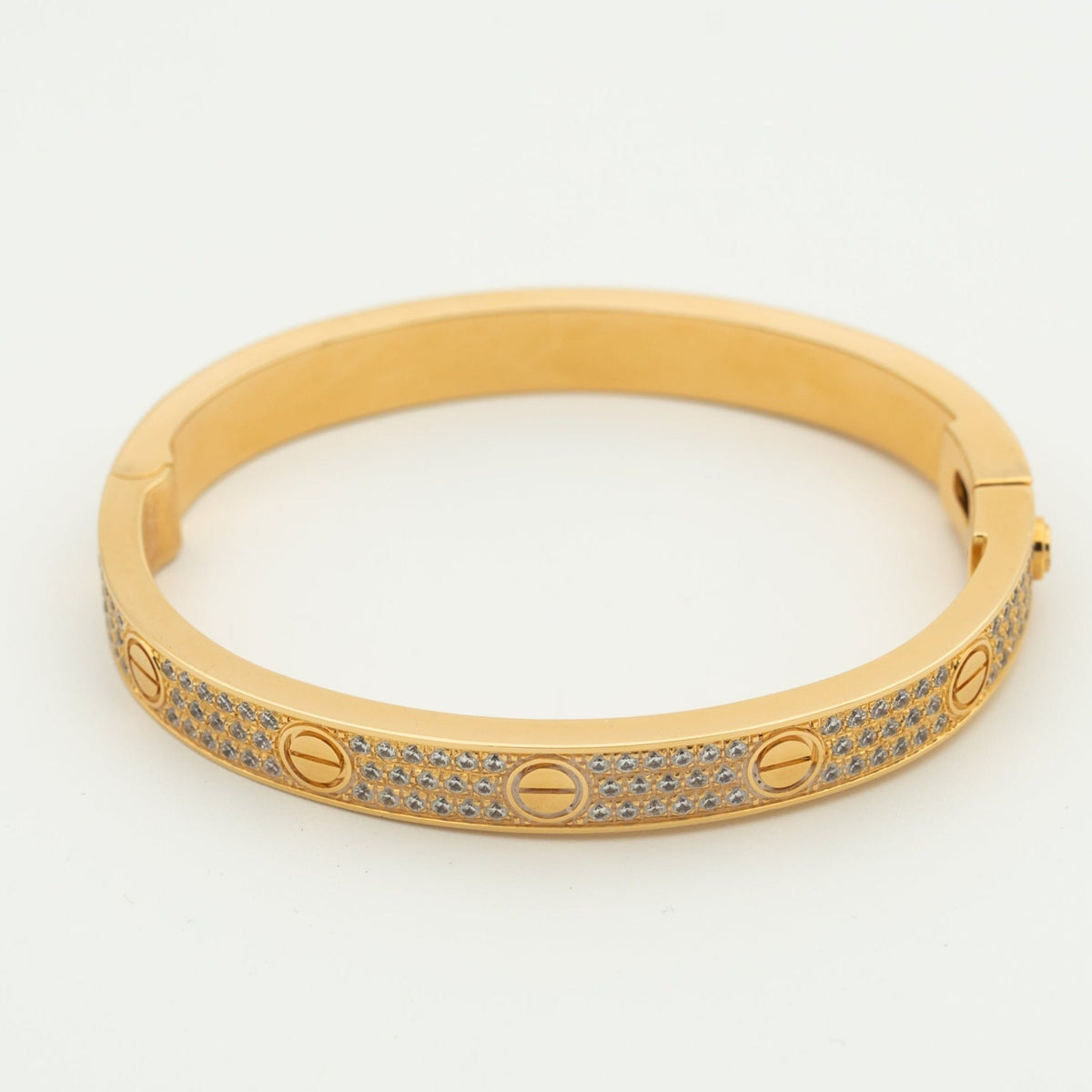 [Sophire Jewelry ]LOVE BRACELET 6.1MM DIAMOND-PAVED
