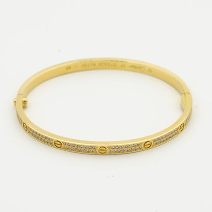 [Sophire Jewelry ]LOVE BRACELET 3.65MM DIAMOND-PAVED