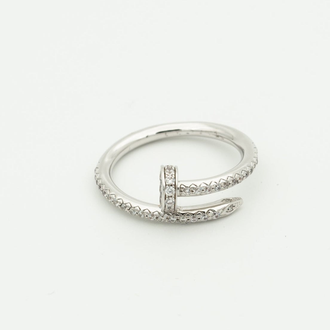 [Sophire Jewelry ]JUSTE RING 1.8MM SILVER DIAMONDS