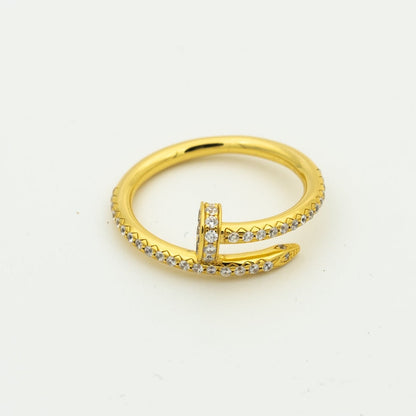 [Sophire Jewelry ]JUSTE RING 1.8MM GOLD DIAMONDS