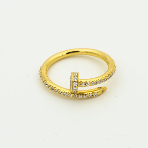 [Sophire Jewelry ]JUSTE RING 1.8MM GOLD DIAMONDS