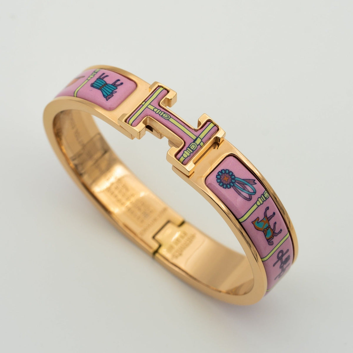 [Sophire Jewelry ]H PINK GOLD BRACELET PINK CERAMIC