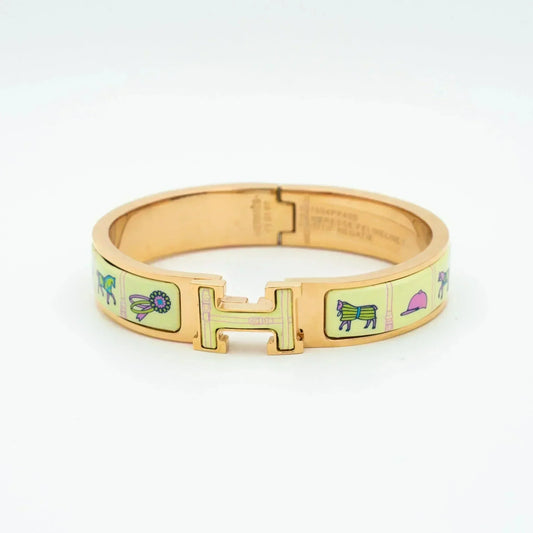 [Sophire]H ROSE GOLD BRACELET CREAM CERAMIC