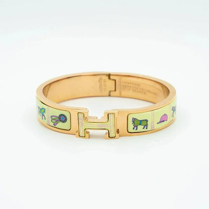 [Sophire Jewelry ]H PINK GOLD BRACELET CREAM CERAMIC