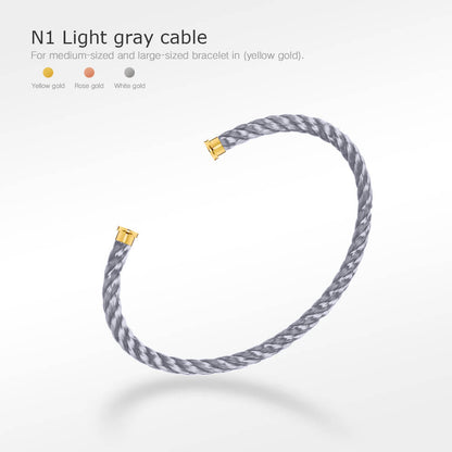 [Sophire Jewelry ]FORCE SERIES BRACELET CABLES 50 CHOICES (DIY SELECTION)