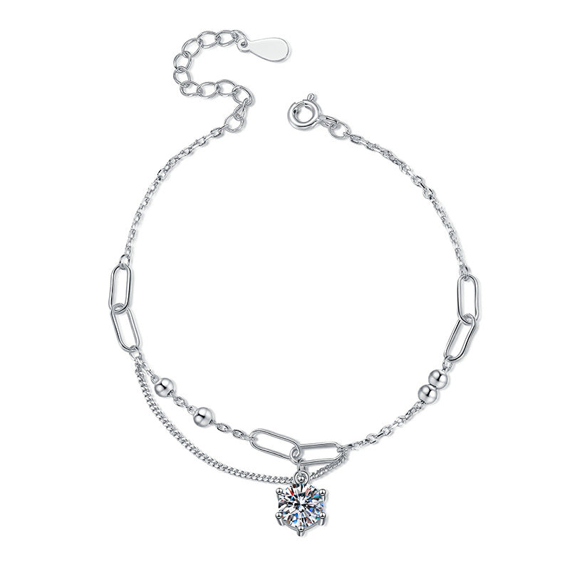 [Sophire]CLASSIC SOLITAIRE MOISSANITE BRACELET