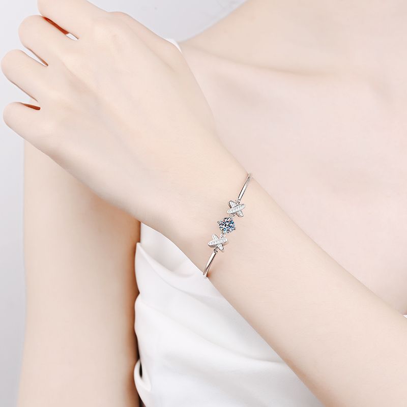 [Sophire]ELEGANT BOW-KNOT MOISSANITE BRACELET