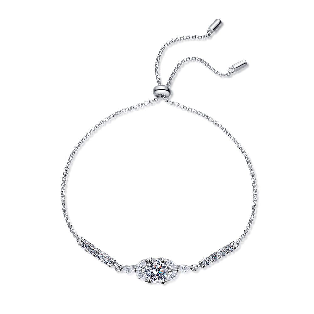 [Sophire]BLOOMING STAR-FLOWER MOISSANITE BRACELET