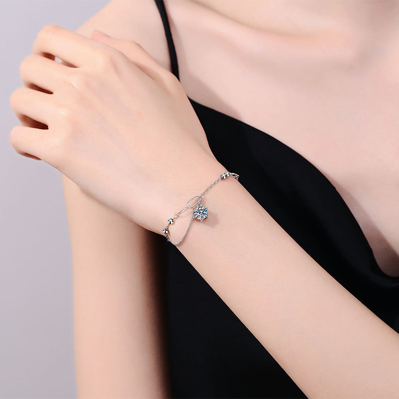 [Sophire]CLASSIC SOLITAIRE MOISSANITE BRACELET