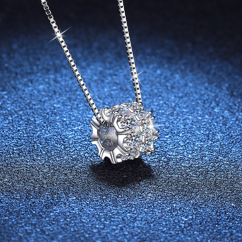 [Sophire]ELEGANT SLIM-WAIST MOISSANITE NECKLACE