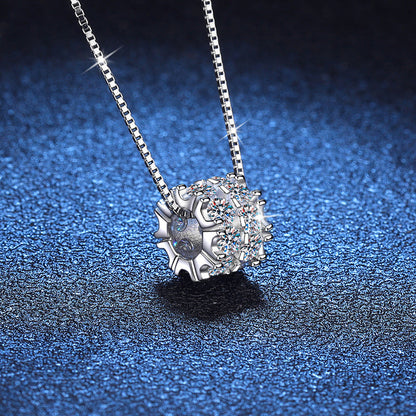 [Sophire]ELEGANT SLIM-WAIST MOISSANITE NECKLACE