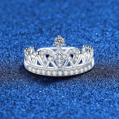 [Sophire]DREAMY CROWN MOISSANITE RING - 1.2CT ELEGANT PRINCESS STYLE