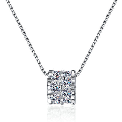 [Sophire]ELEGANT SLIM-WAIST MOISSANITE NECKLACE